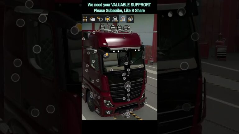 Mercedes Benz New Actros 2021 Huge Custommization #greecedlc #ets2 #jkgamersguild #v1.53