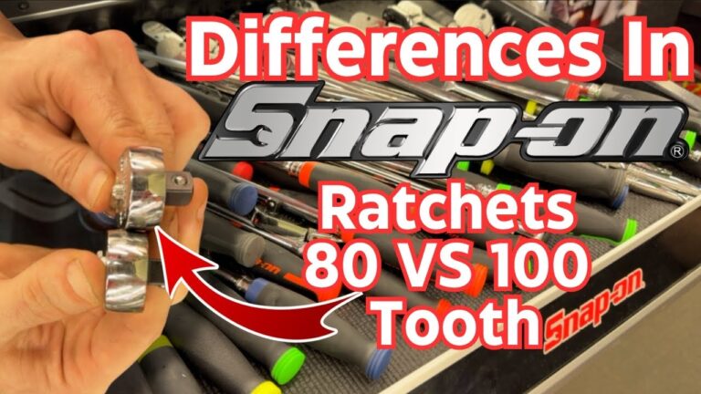 Snap On Ratchet Comparison 80 VS 100 Tooth Head Size Matters! Snap On Ratchet Comparison 80 VS 100 Tooth Head Size Matters!