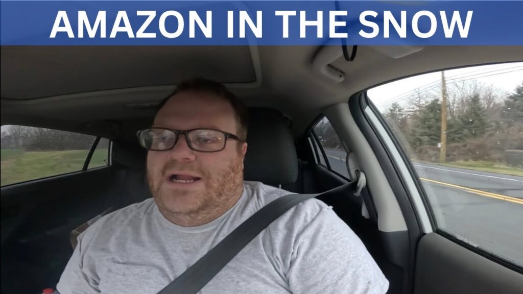 Snowy Delivery Day | Amazon Flex Grocery  | Full Time Delivery Driver