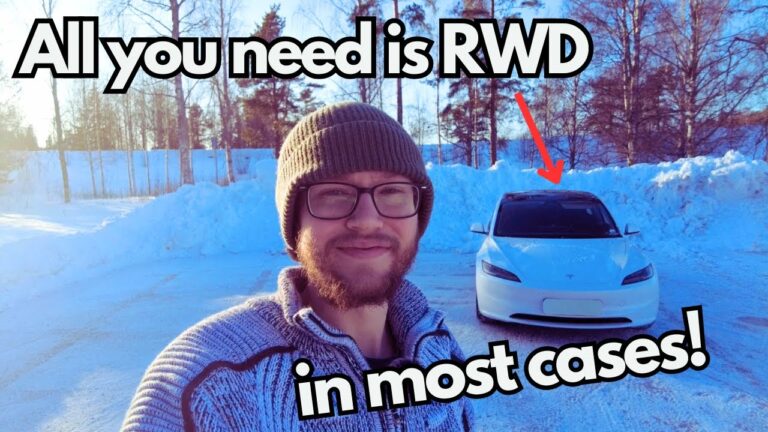 Tesla Model 3 RWD vs. AWD: Why RWD Is Enough for Winter Driving!