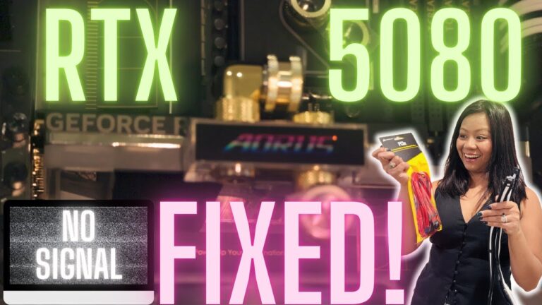 🤯The Hidden Fix for Nvidia RTX 5080 Black Screen Issues – 12VHPWR Cable Secret⚡️