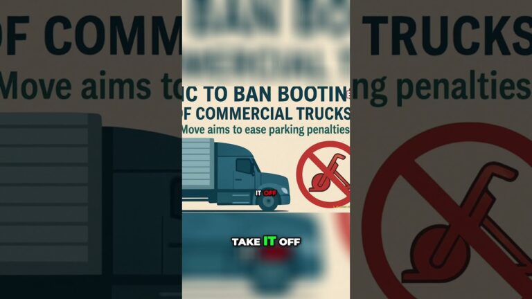Booted While Resting? The Truck Parking Crisis Exposed Booted While Resting? The Truck Parking Crisis Exposed