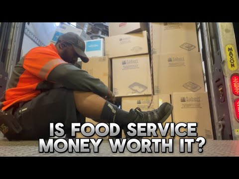 SIX FIGURES FROM FOOD SERVICE | IS IT WORTH THE WORK #foodservice #truckdriver #cdl #usfoods