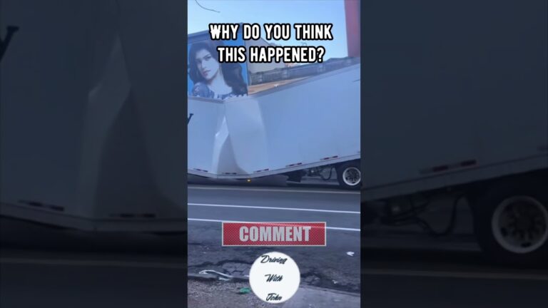 What happened to this trailer? ￼